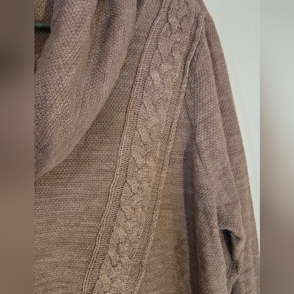 Croft & Barrow Brown Cowl Neck Sweater Size XXL - Picture 4 of 6